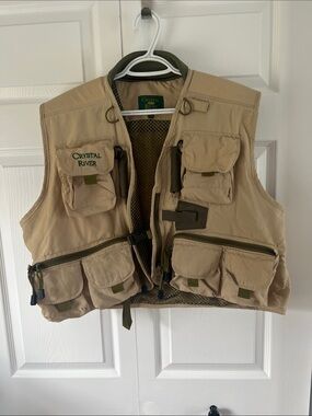 Men's Khaki Fishing Vest